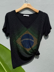 Pré-Venda Bandeira Brasil Preta