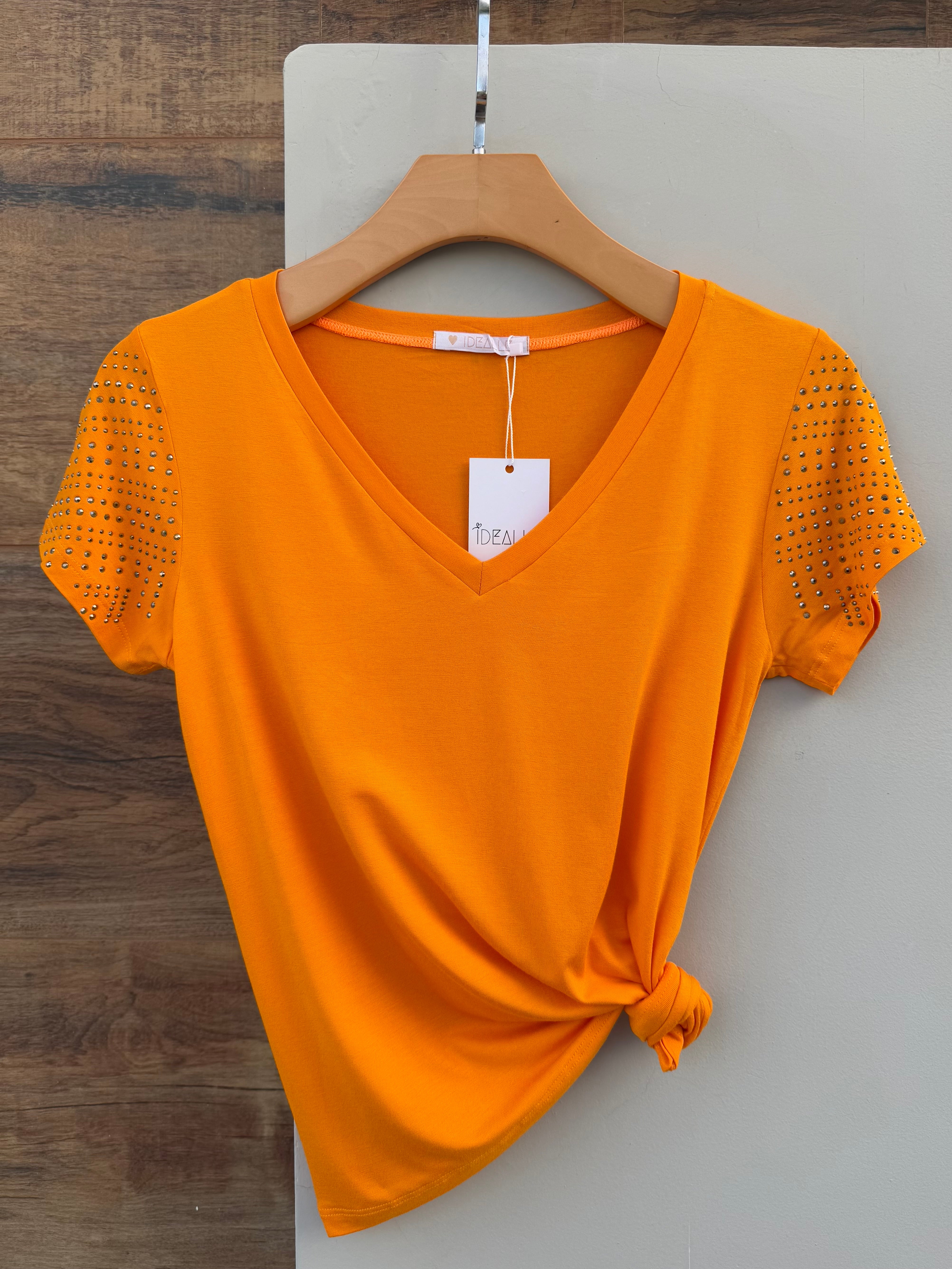 T-Shirt Clair Laranja