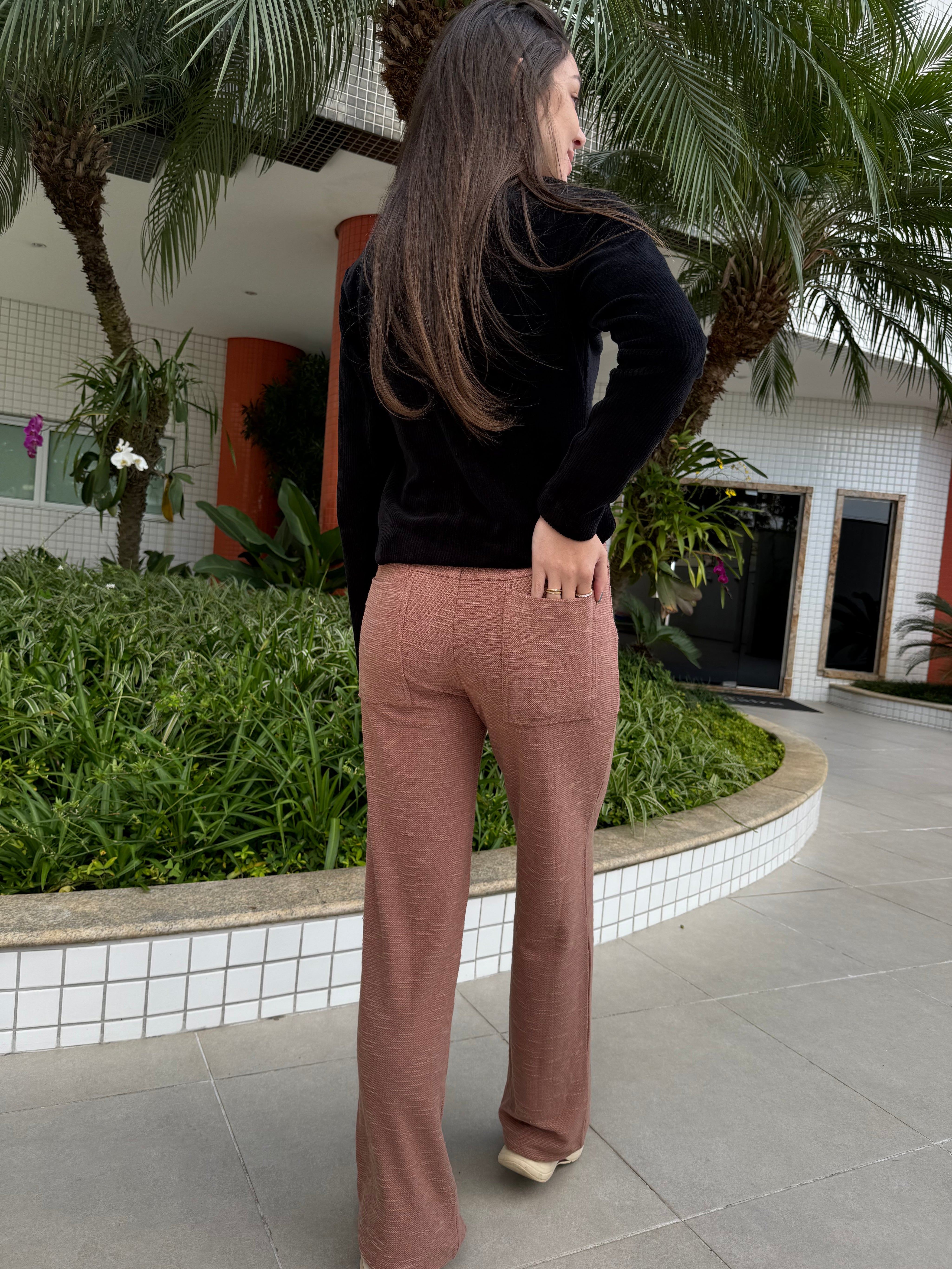 Calça Florença Caramelo (Pré-Venda)