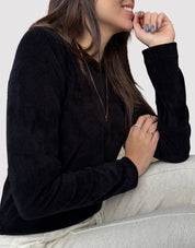Blusa Veludo Preto