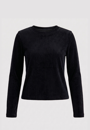 Blusa Veludo Preto