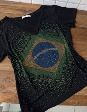 Pré-Venda Bandeira Brasil Preta