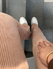 Calça Veludo Bailarina Caramelo