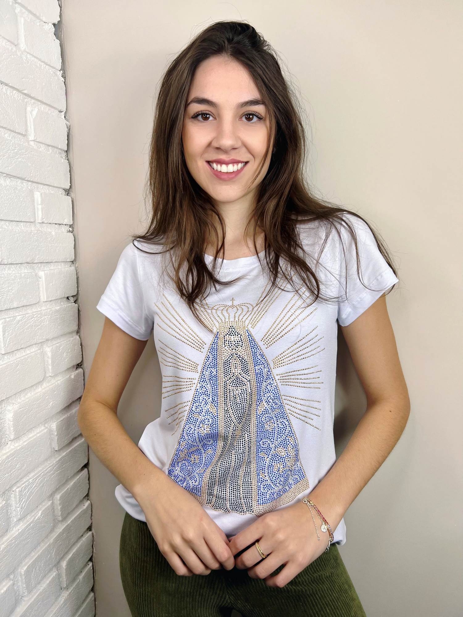 T-Shirt Nossa Senhora Branca