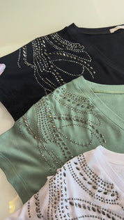T-Shirt Glam Goiaba