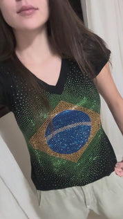 Bandeira Brasil Preta