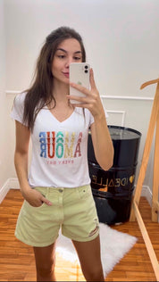 T-Shirt Amour Branca