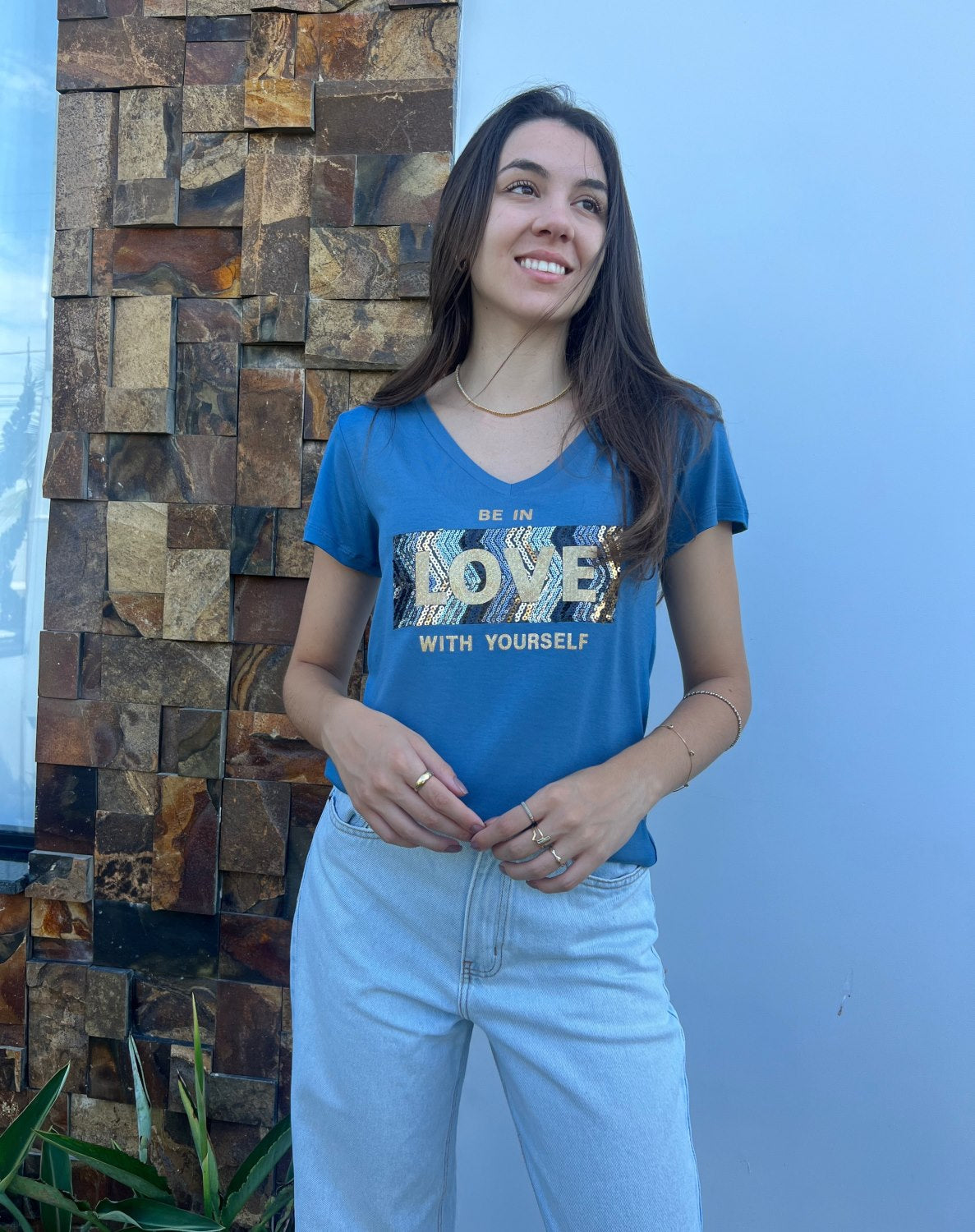 T-Shirt Bali Azul