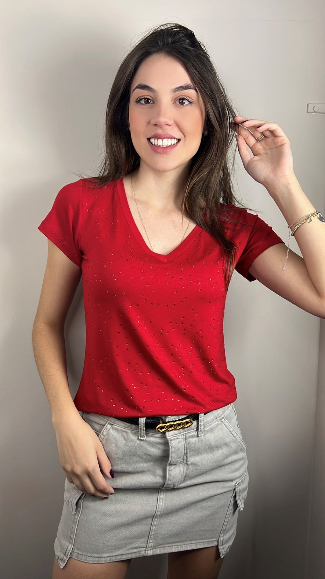 T-Shirt Constelação Vermelha