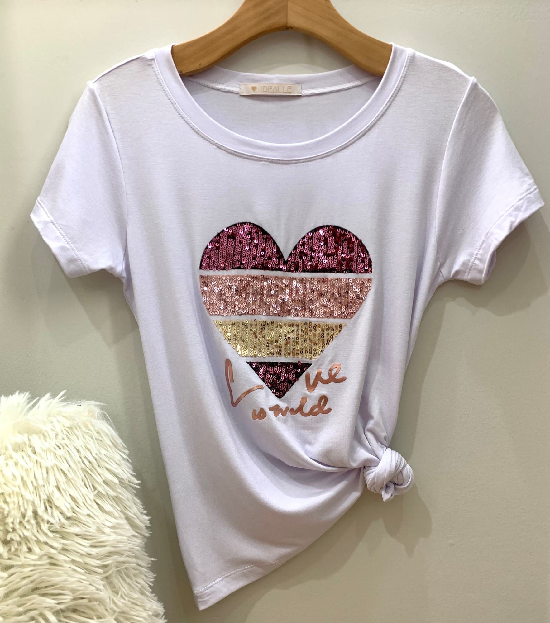 T-Shirt Esmeralda Branca