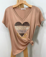 T-Shirt Esmeralda Camafeu Gola V