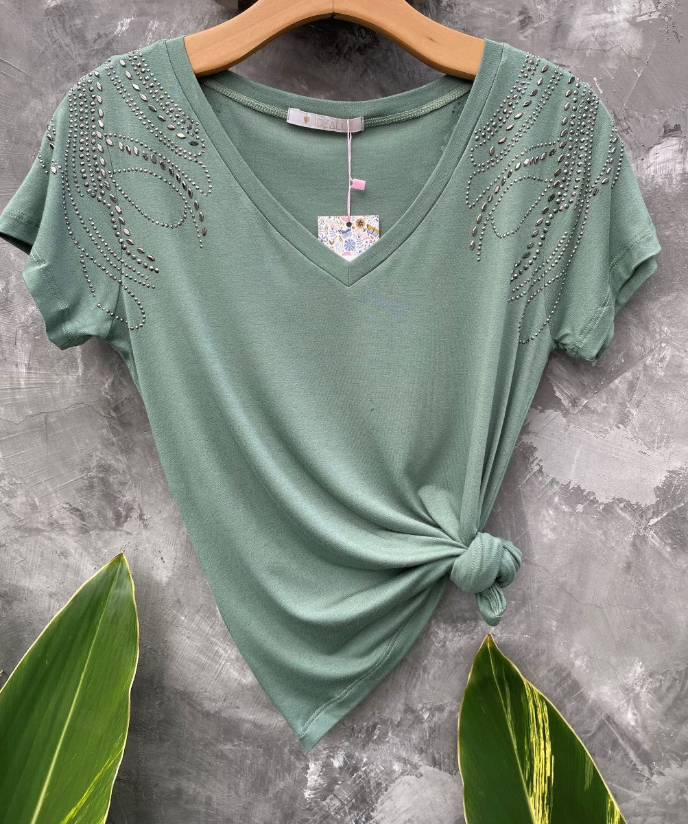 T-Shirt Glam Verde