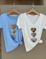 T-shirt Idealle Branca