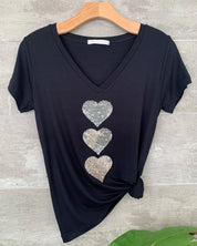 T-shirt Idealle Preta