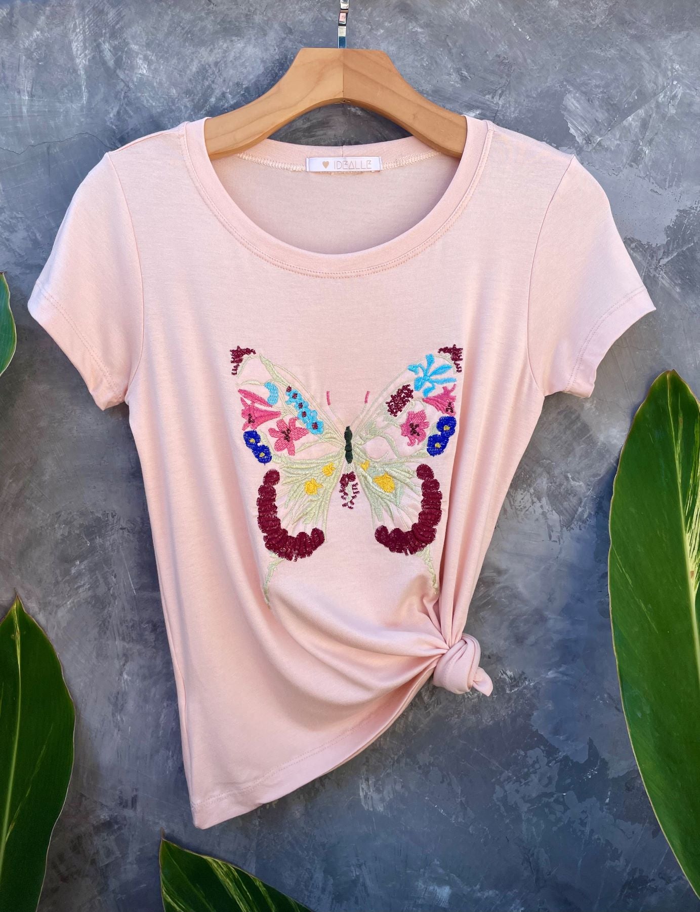 T-Shirt Jardim Secreto Rosa