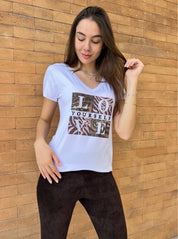 T-Shirt Love Yourself Branco