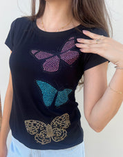 T-Shirt Mix Borboleta