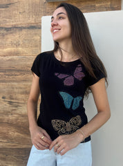 T-Shirt Mix Borboleta