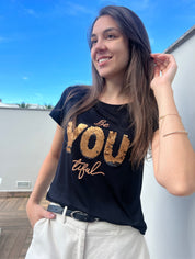 T-Shirt You Preta